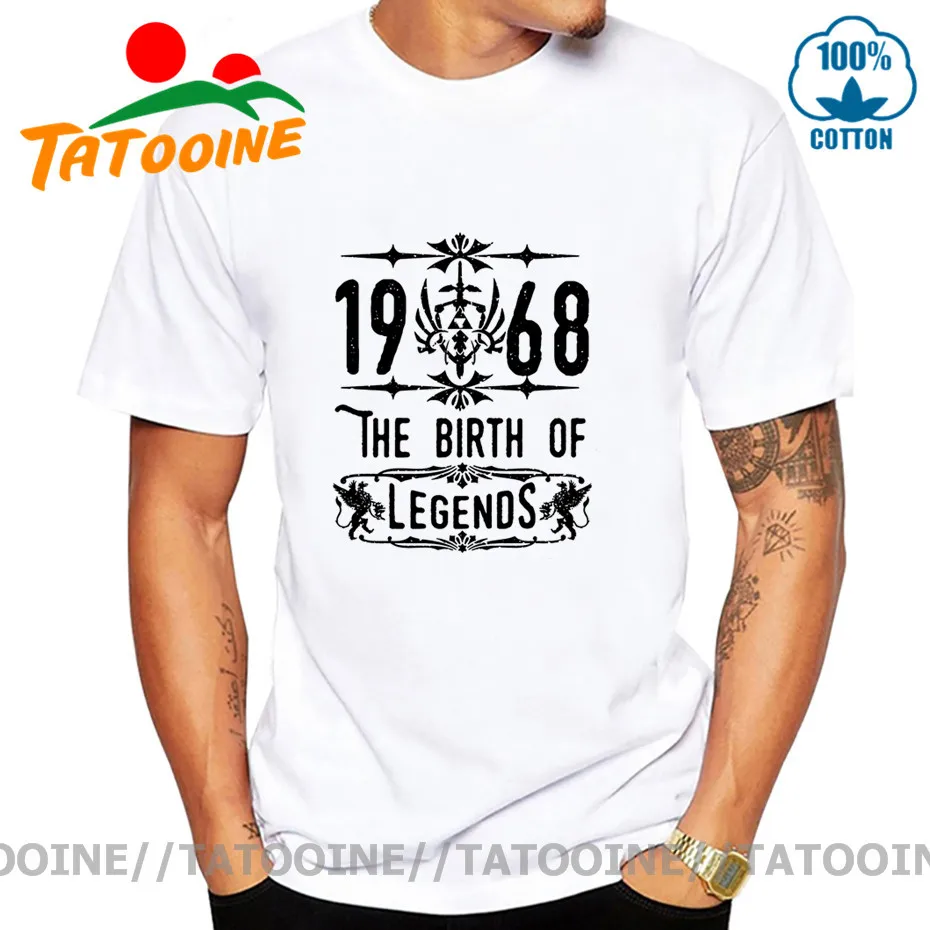 Винтажная Футболка Tatooine для новорожденных в 1968 году новый дизайн футболки стиле
