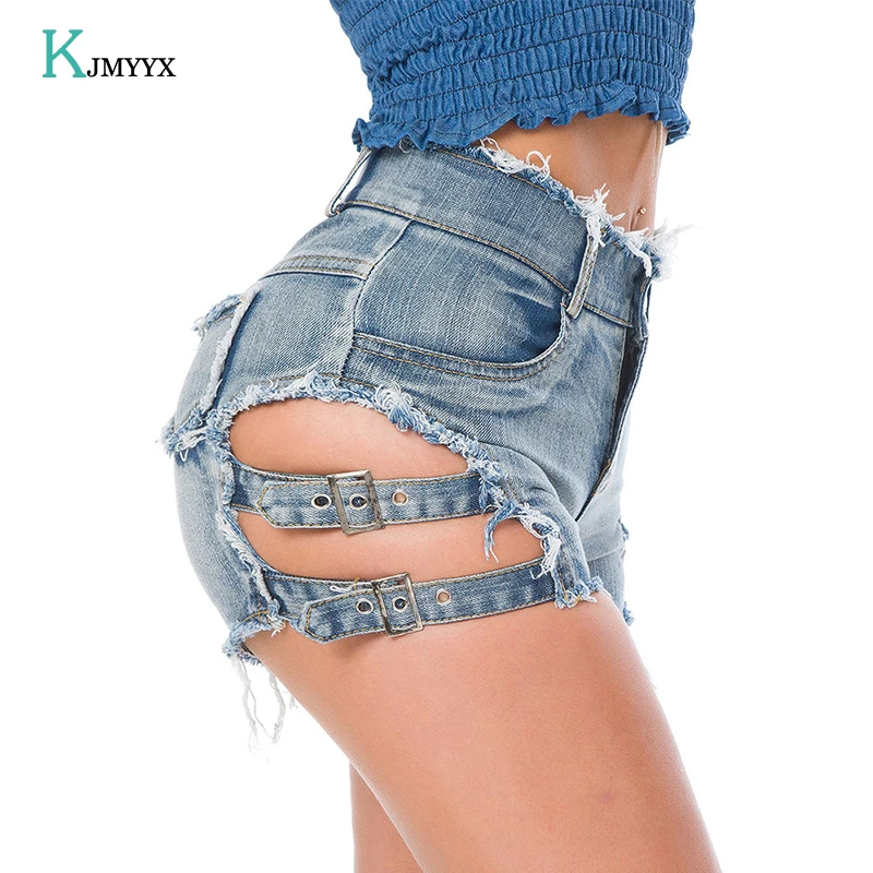 KJMYYX 2019 новые сексуальные летние женские джинсовые короткие обтягивающие