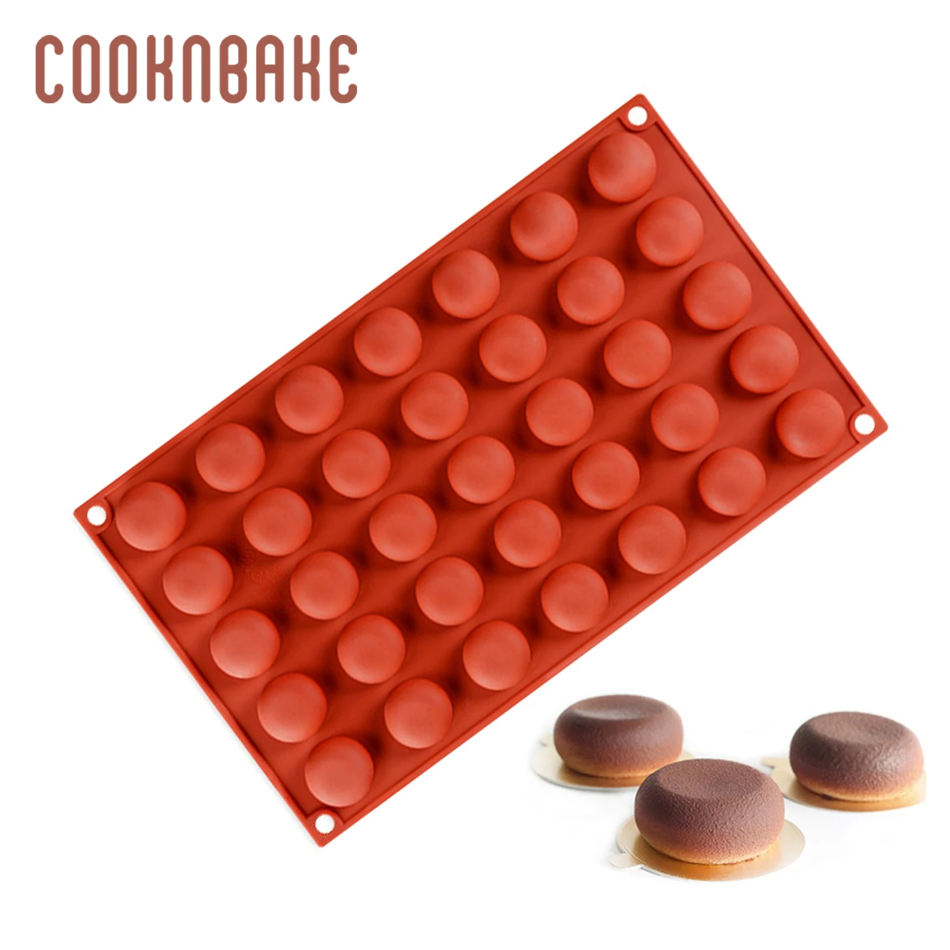 COOKNBAKE силиконовая форма для конфет шоколадный круглый gummy кубик льда лоток