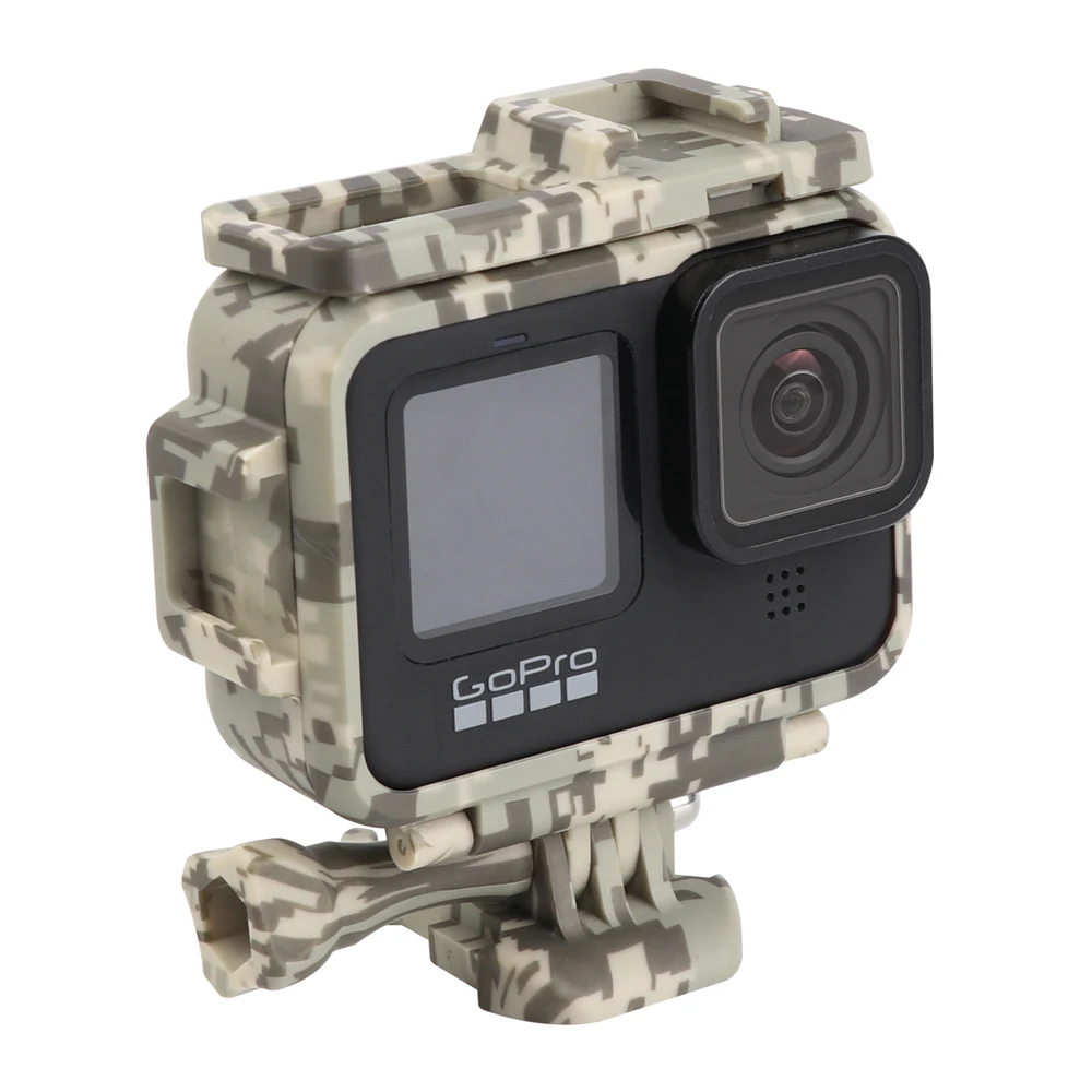 Камуфляж защитная рамка для Корпус чехол GoPro Hero 9 из черного пластика холодной