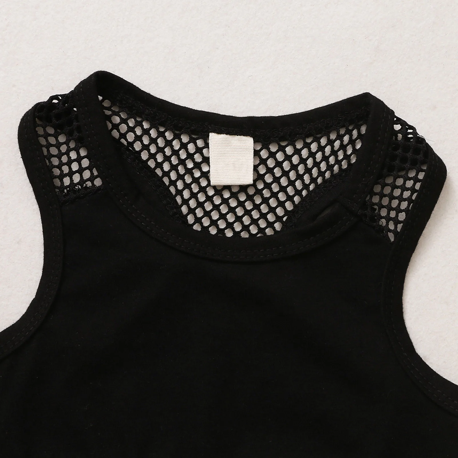 

Baby Girls Clothes Sets Bow Leopard Shorts Short Sleeve Solid Back Mesh Vest 3pcs Outfit Set Newborn Toddler Baby's Sets