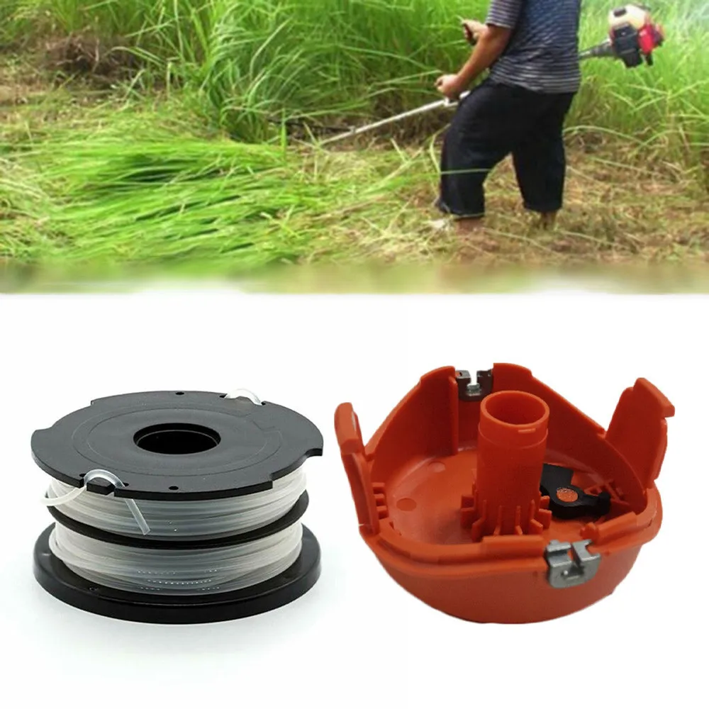 

Spool Line And Cap Kit For Black Decker GL650 GL660 GL670 GL5530 GLC1825N GLC1825LB Strimmers Grass Mower Garden Accessories