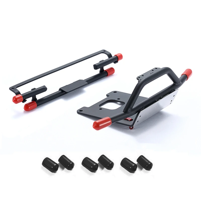 

Metal Front and Rear Bumper for WPL D12 1/10 RC Car Upgrade Parts Decoration Accessories