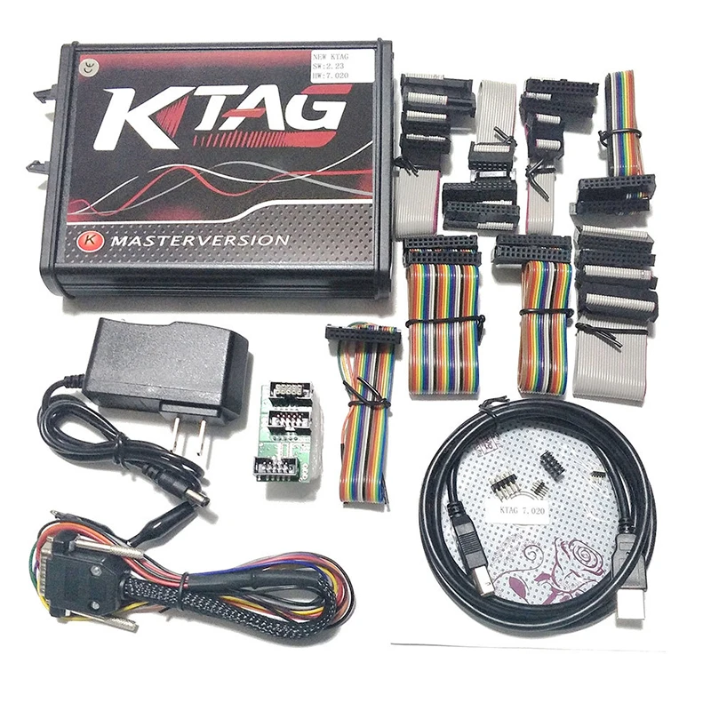 

Версия для ЕС KTAG V7.020 V2.25 2,23 красная плата инструменты для программирования ecu без ограничений жетонов
