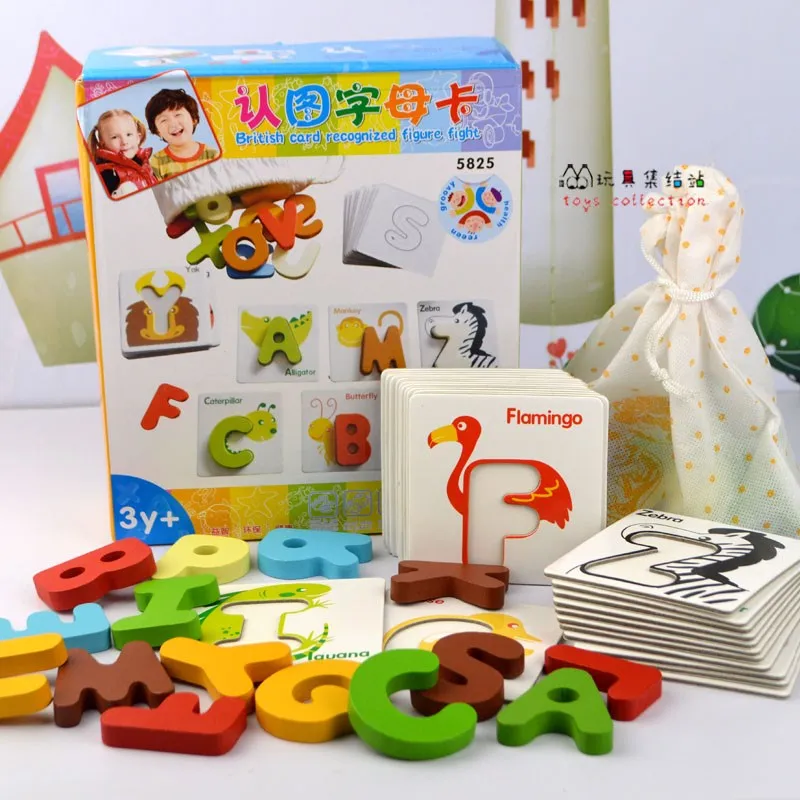 Бесплатная доставка блоки с английскими буквами Обучающие элементы игра