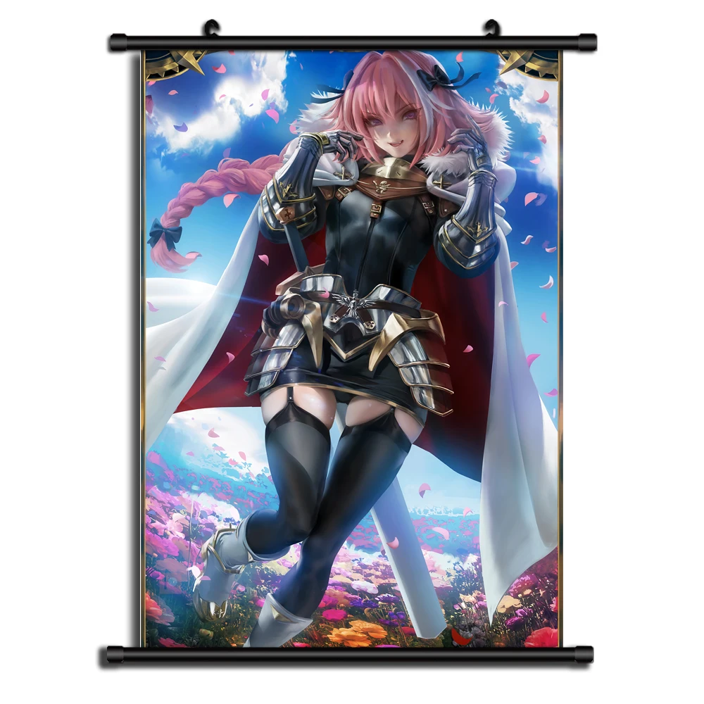 Fate Grand Order Astolfo аниме настенный постер прокрутки домашний декор Косплей без