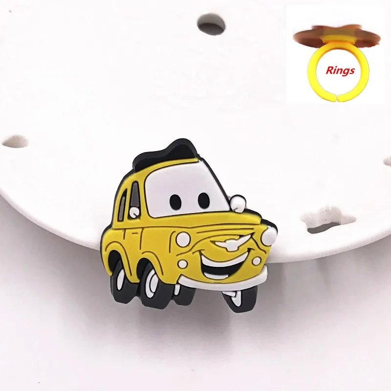 Новая упаковка 1 шт. силиконовые аксессуары для пальцев с изображением машин