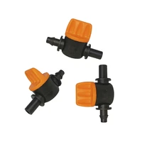10pcs 47mm garden irrigation switch coupling barbed slotted water hose valve garden water connectors irrigation couplings