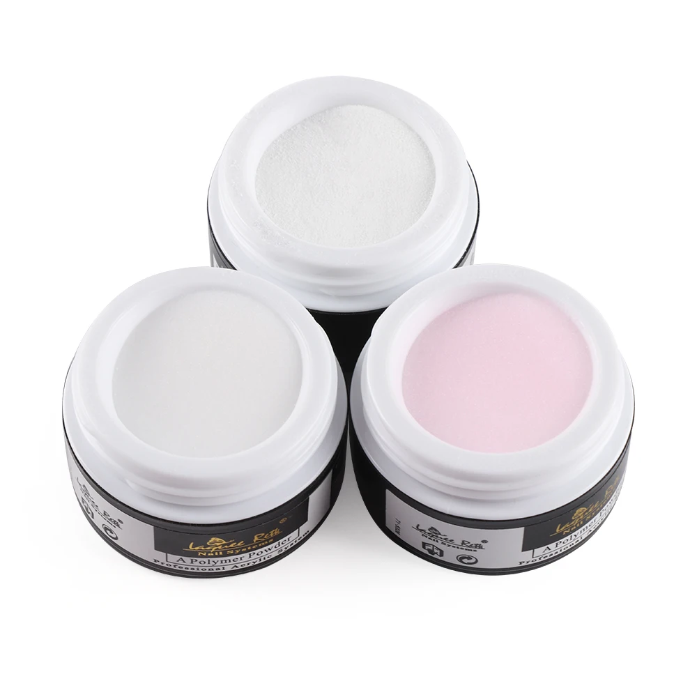 Акриловая пудра прозрачная розовая белая резьба кристалл полимер 3D дизайн