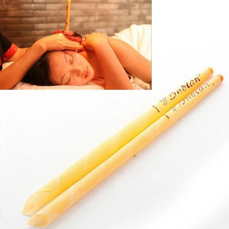

10PCS Ear Cleaning Candle Natural Candling Earwax Treatment Ear wax Cleaner Massage Removal Indian Coning Fragrance Ear Candle