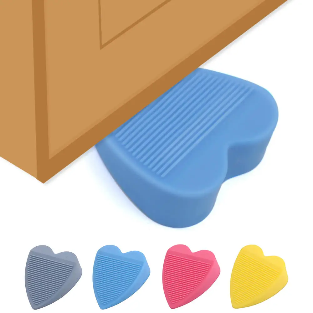 

Creative Safety Door Stop Soft Windproof Door Wedge Anti-Collision Stop Children Anti-Folder Hand Security For Home Office