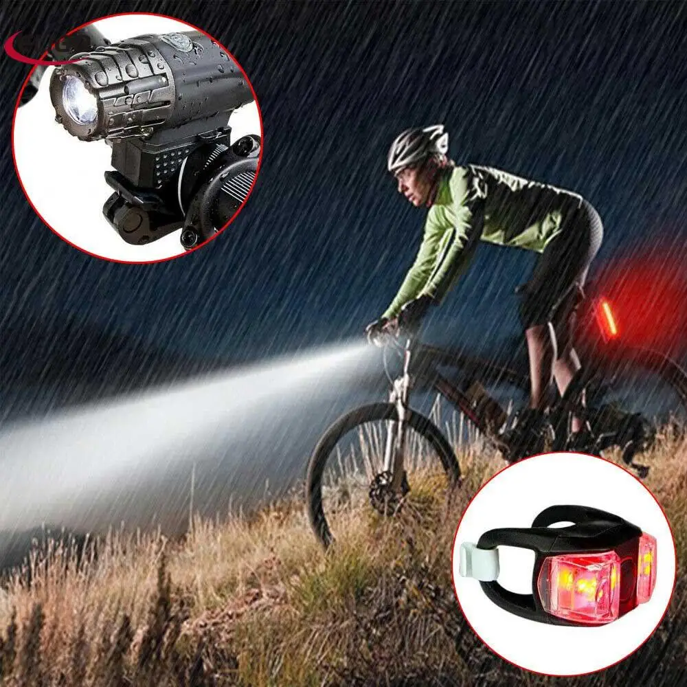 

2265USB rechargeable bicycle headlight high brightness taillight USB cable (2256 taillight light)