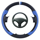 Оплетка на руль для Peugeot чехол рулевого колеса автомобиля старого Peugeot 308, кожа, 408