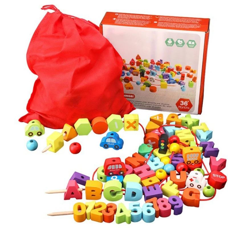 

Creative Stringing Bead Toy for Baby Boys Girls Hand-Eye Coordination Exercise