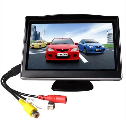 XYCING 5 дюймовый TFT LCD 800*480 цветной автомобильный монитор заднего вида цифровой HD