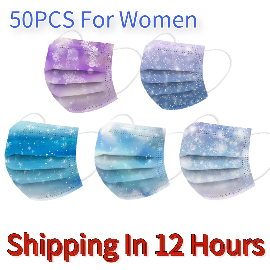 

Кружевная черная дизайнерская маска 50 шт., женские 3-слойные одноразовые маски, маски для взрослых, женщин и мужчин, маски для косплея на Хэлл...