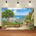 NeoBack, декор в виде интерьера города с днем рождения и окном, для гостиной, семейвечерние, баннер, Фотофон, фон для фотосъемки