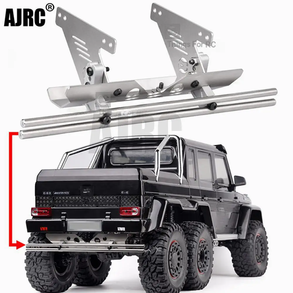 AJRC TRAXXAS TRX 4 TRX4 G500 82096 4/88096 6 TRX6 6X6 G63 металлический задний бампер шасси защитный