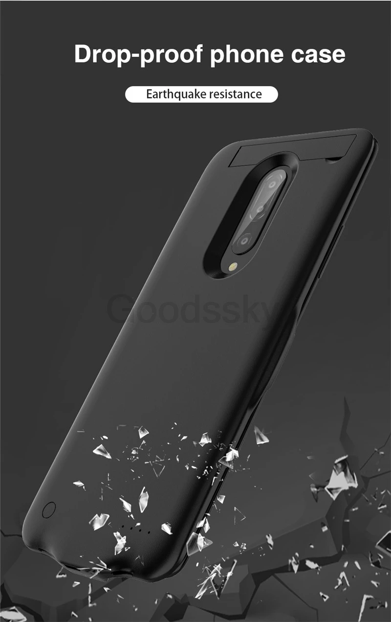 Тонкий чехол для зарядного устройства для Oneplus 7 T, внешний аккумулятор, запасная задняя крышка для One Plus 7T Pro 1+ 7 T, задняя крышка с зажимом для аккумулятора, чехол для телефона s