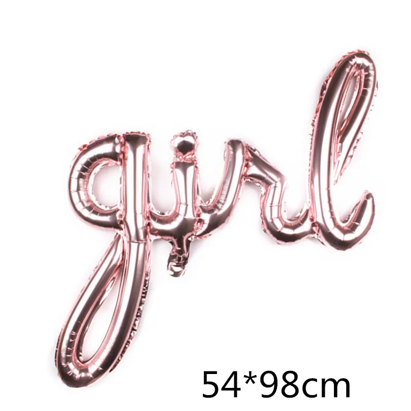 Большой один ребенок мальчик девочка скрипт шар из фольги детский душ 1 день