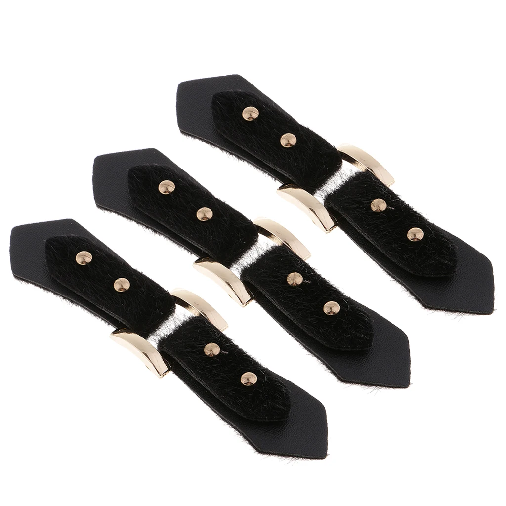 3 пары винтажных кожаных кнопок застежек для спортивных курток пальто одежды