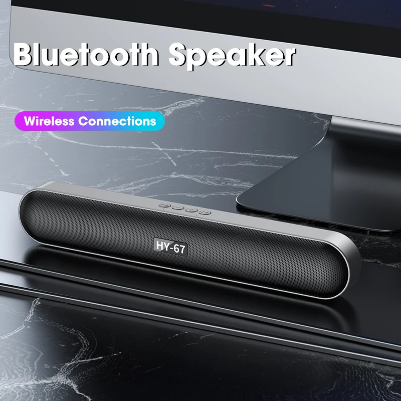 Стерео звуковая панель Bluetooth колонки для компьютера ноутбука ПК