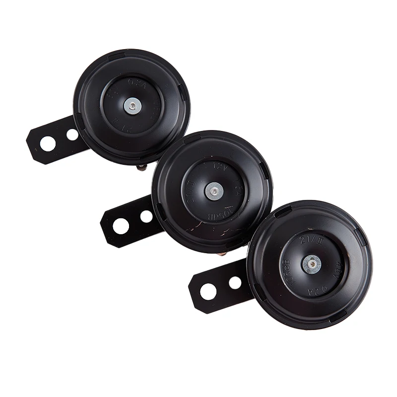 

1 шт., водонепроницаемый круглый громкий гудок для мотоцикла, 12 В, 48 В, 60 в, 1,5 А, 3 А, 110 дБ