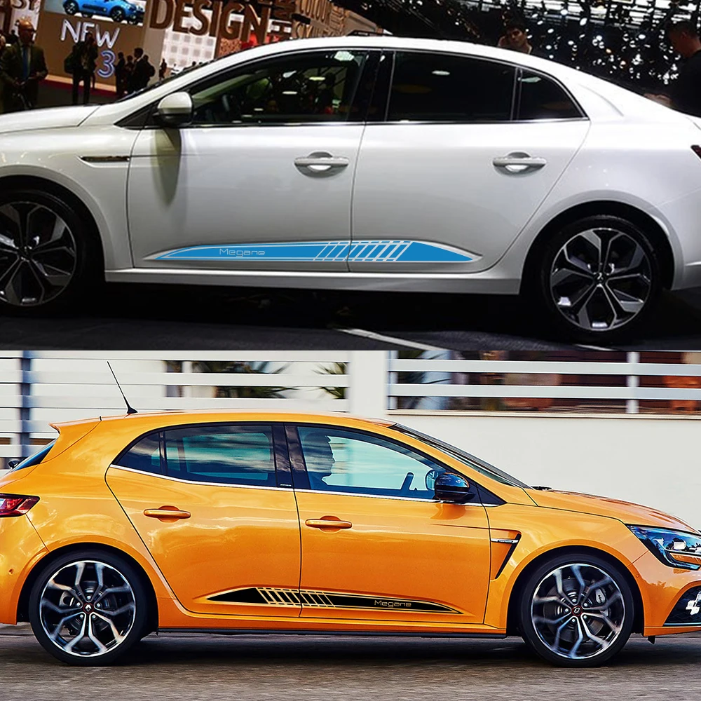 2 шт. для Renault Megane 3 машинный гараж из боковой двери наклейки виниловой пленки