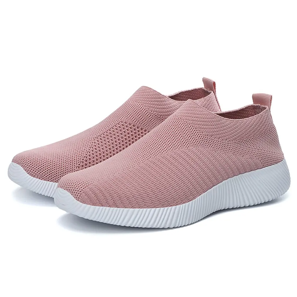 

Women Flying Woven Shoes High Quality Women Sneakers Slip On Flats Shoes Summer Spring Autumn Gift