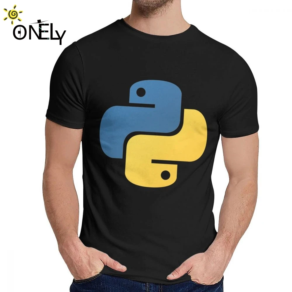 

Graphic Python Programming Tee Shirt Men New Custom Great T Shirt Crewneck
