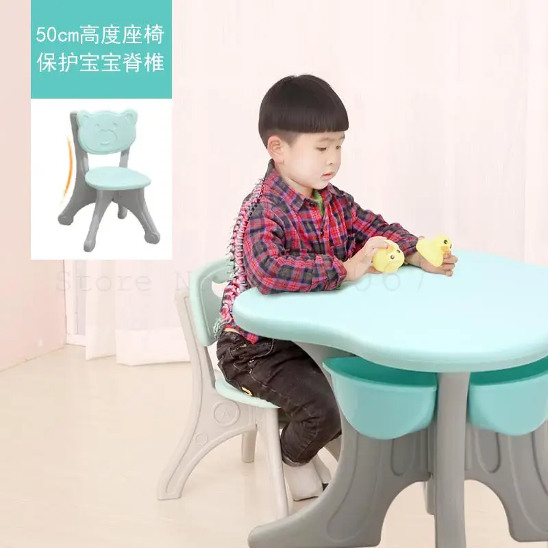 Детские парты и стулья детские развивающие игровые столы для письма пластиковые