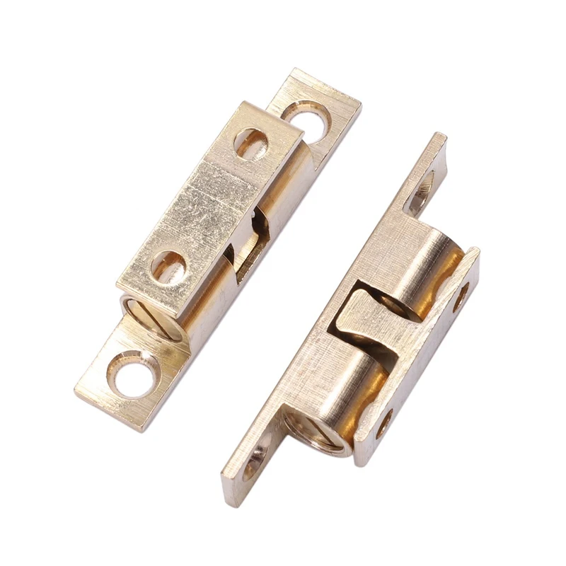 4 шт. латунная мебель дверная застежка остановка фурнитура для шкафа кухонный