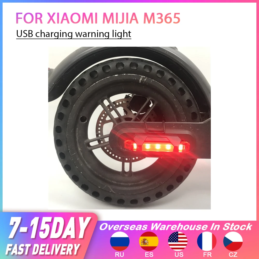 

Scooter Warning Light Night Safety Warning Lights LED Flashlight Strip Light For Xiaomi Mijia M365 Electric Scooter Accessories