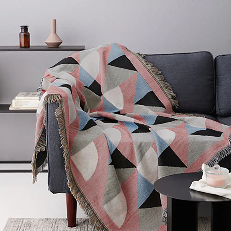 

Blanket Plaid Picnic Blankets Tapis De Prière Islam покрывало на кровать Home Decor Minimalism Couverture Ins Retro Manta Sofá