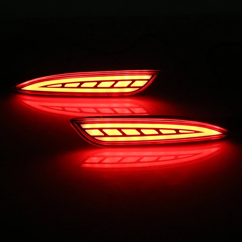 Светодиодная лампа PMFC для заднего бампера стоп сигнал динамический поворотный