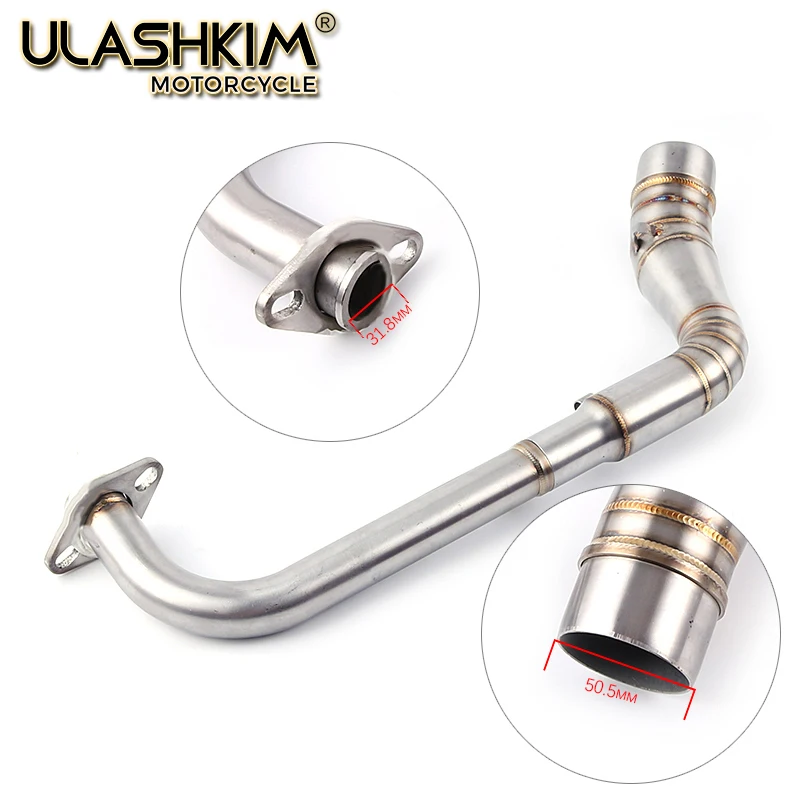 

Motorcycle Exhaust muffler Escape Modified Front Middle Link pipe Full System Slip On For YAMAHA NMAX155 NMAX 155 exhaust