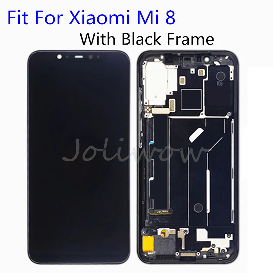6 21 &quotЖК-дисплей для Xiaomi Mi 8 Mi8 ЖК-экран сенсорный экран дигитайзер сборка с рамкой