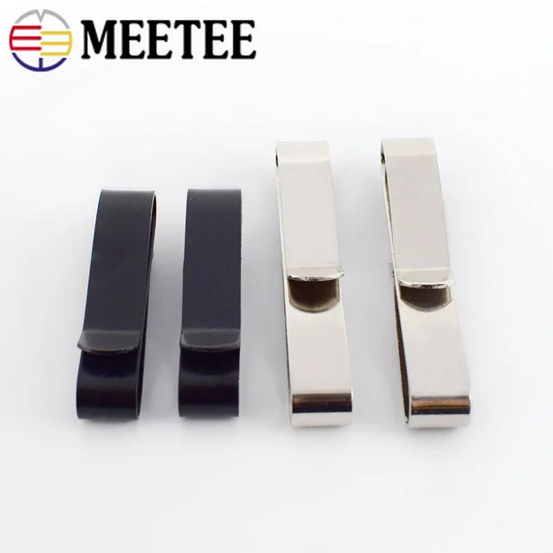 

Meetee 2/4pcs 54/78mm Metal Clips Buckle Belt Webbing S-shaped Tail Clip Clasp Hook DIY Pants Backpack Buckles Decor Accessories
