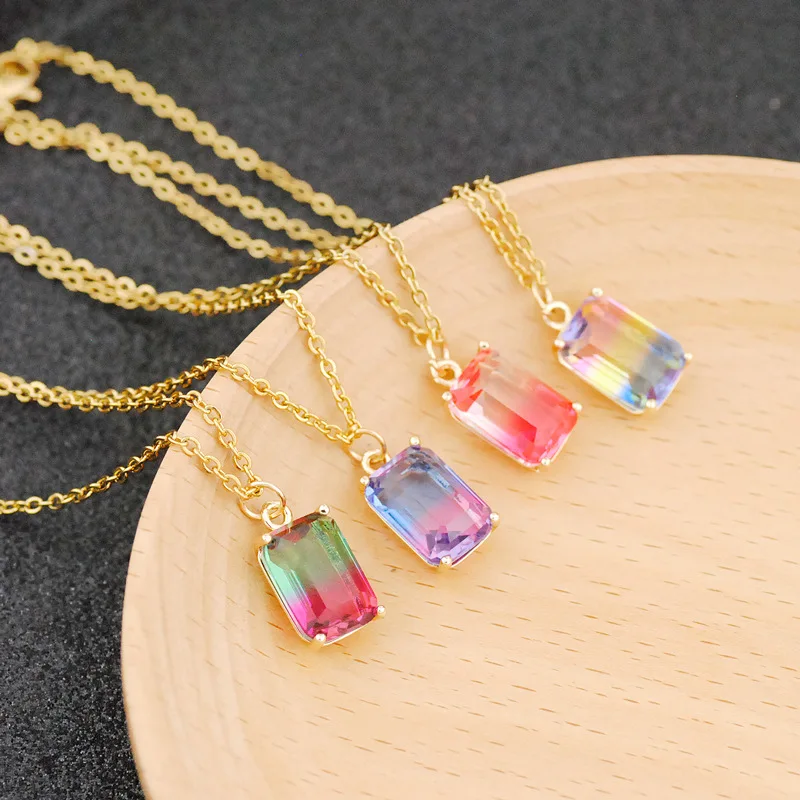 Элегантные ожерелья и подвески для женщин женское колье геометрической формы