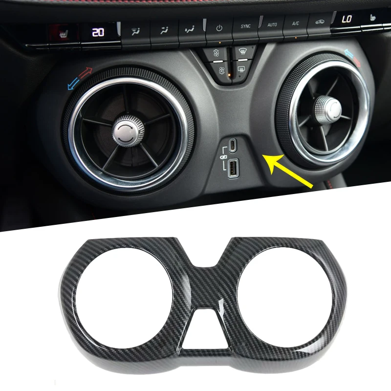 

Airspeed for Chevrolet Blazer 2019 2020 Car Air Conditioning Outlet Cover Trim Vents Decoration Rings Car Styling Carbon Style