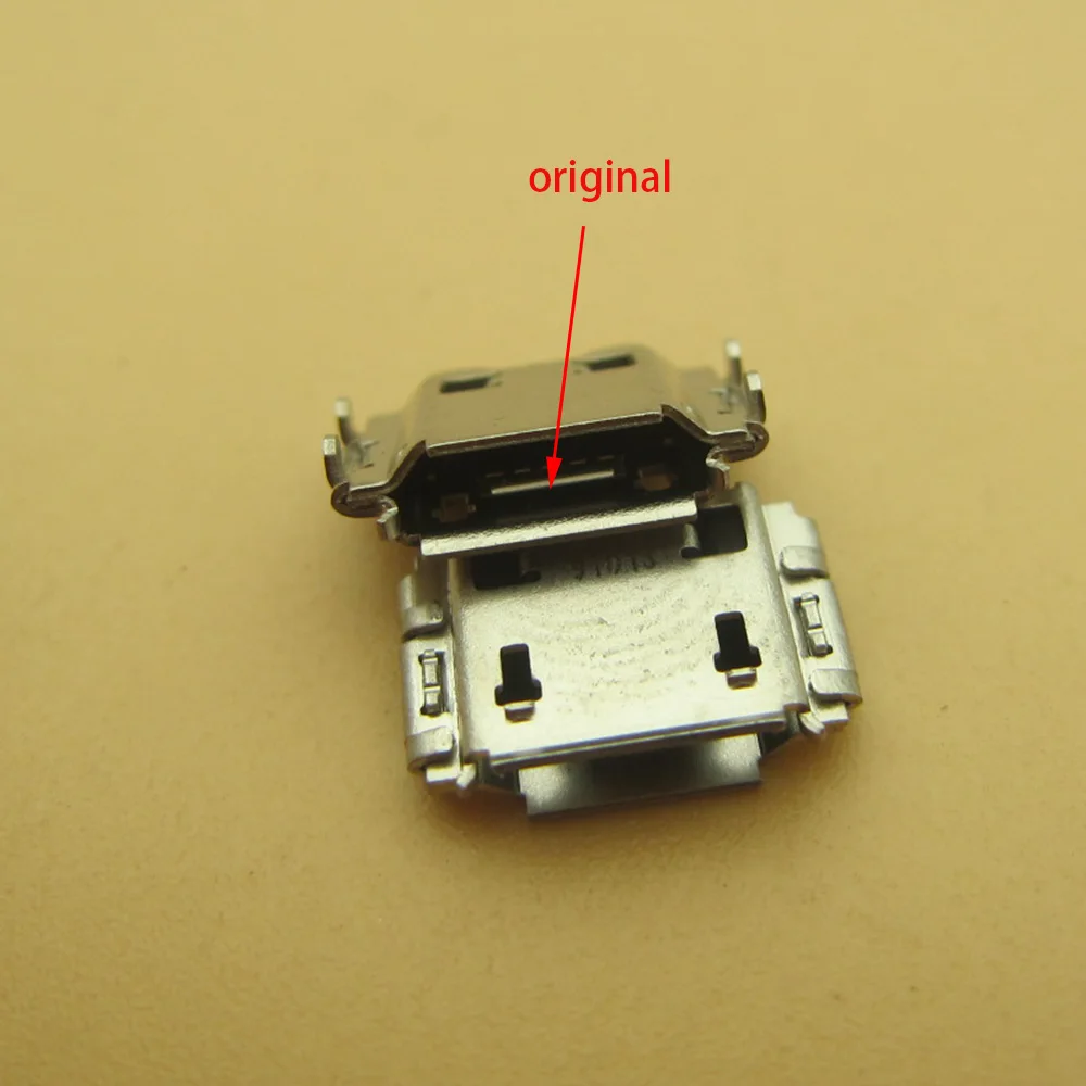 50 шт. оригинальный разъем micro mini USB для подключения зарядного устройства Samsung Galaxy
