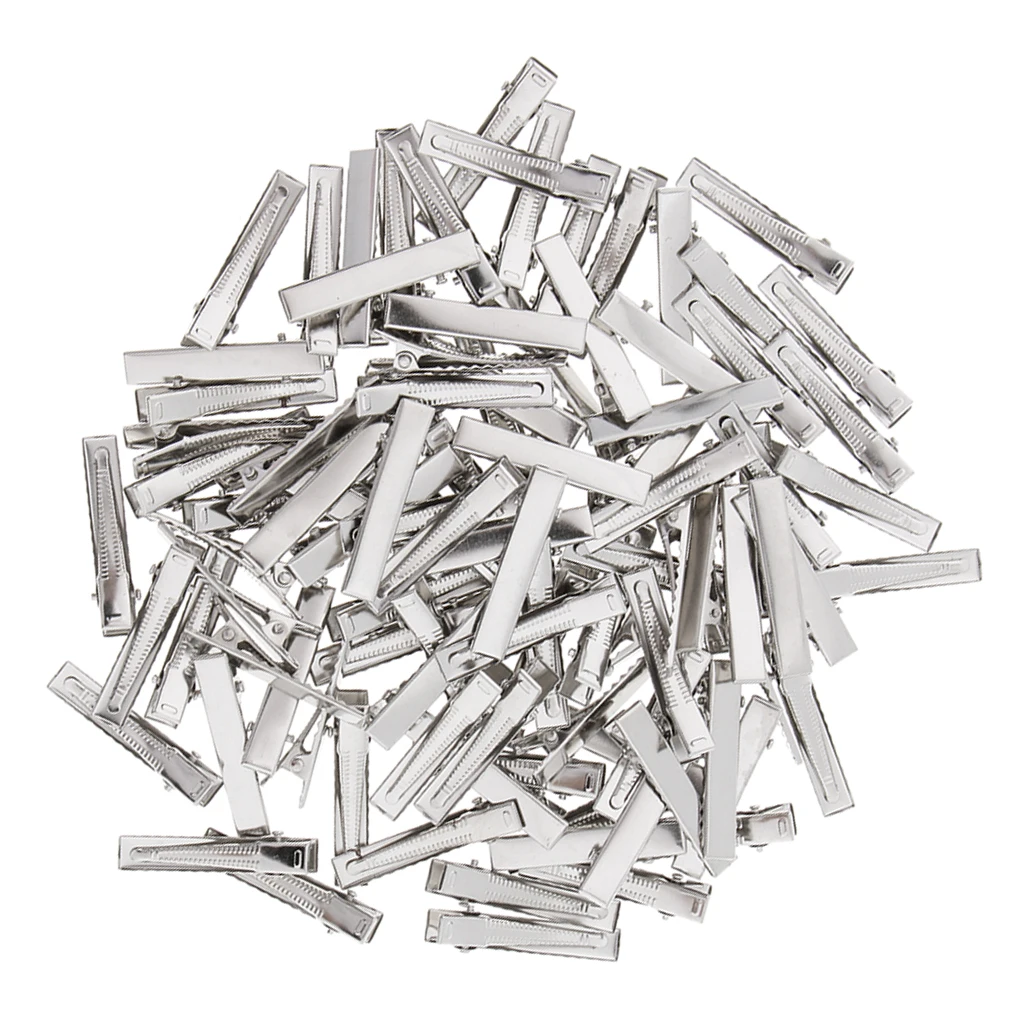 Заколка-крокодил для волос девочек 100 шт. клипсы Утконос |