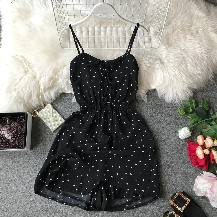 Женский сарафан весна лето 2019 новое платье с v образным вырезом и поясом отрезной