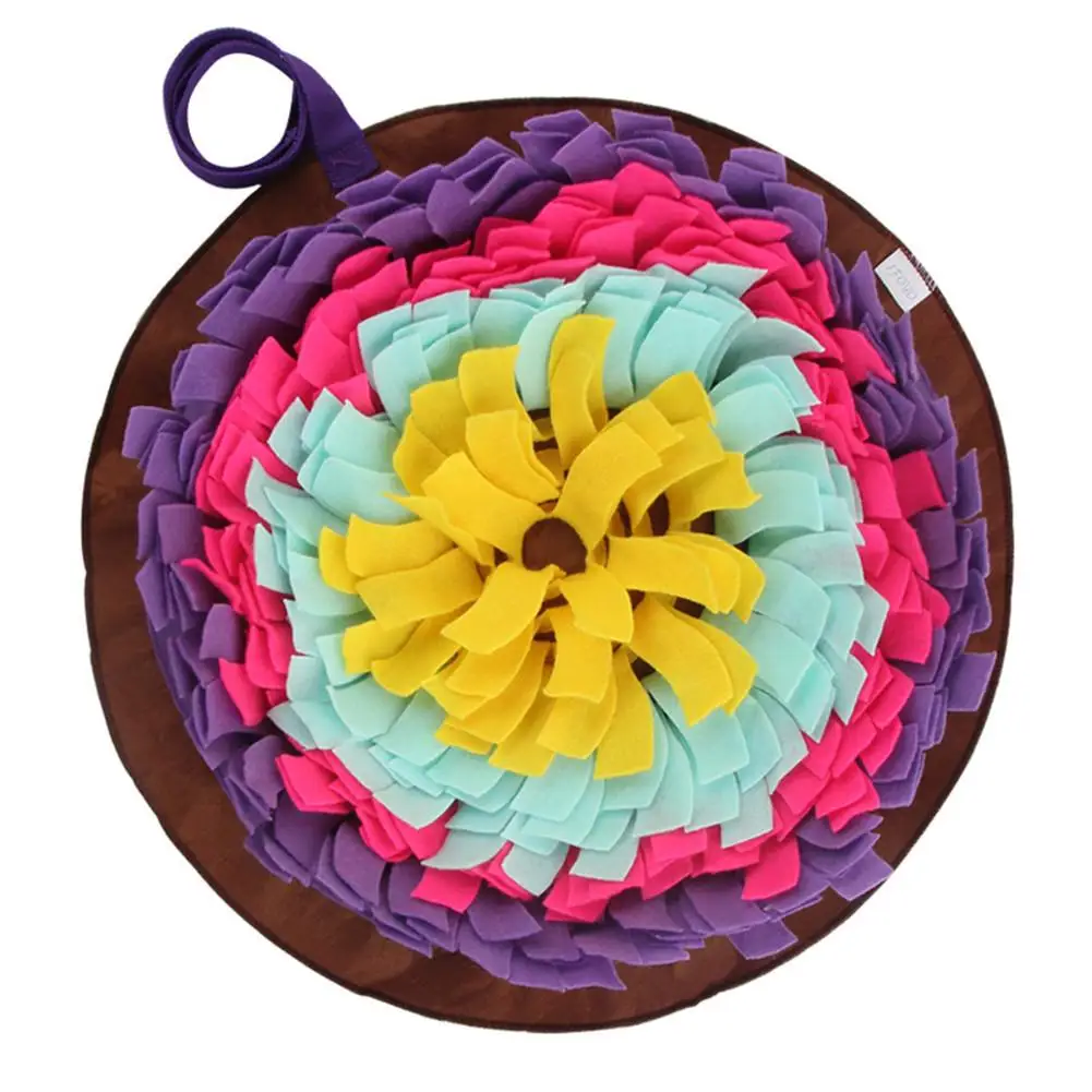 Pet Snuffle Mat Dogs Leak Food Anti Choking Cat Dog Training Blanket Nose Work Toy Slowing Feeding Intelligence #W0 |