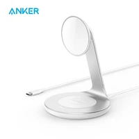 anker wireless charger powerwave magnetic 2 in 1 stand with 4 ft usb c cable wireless charging station for iphone 1212 pro