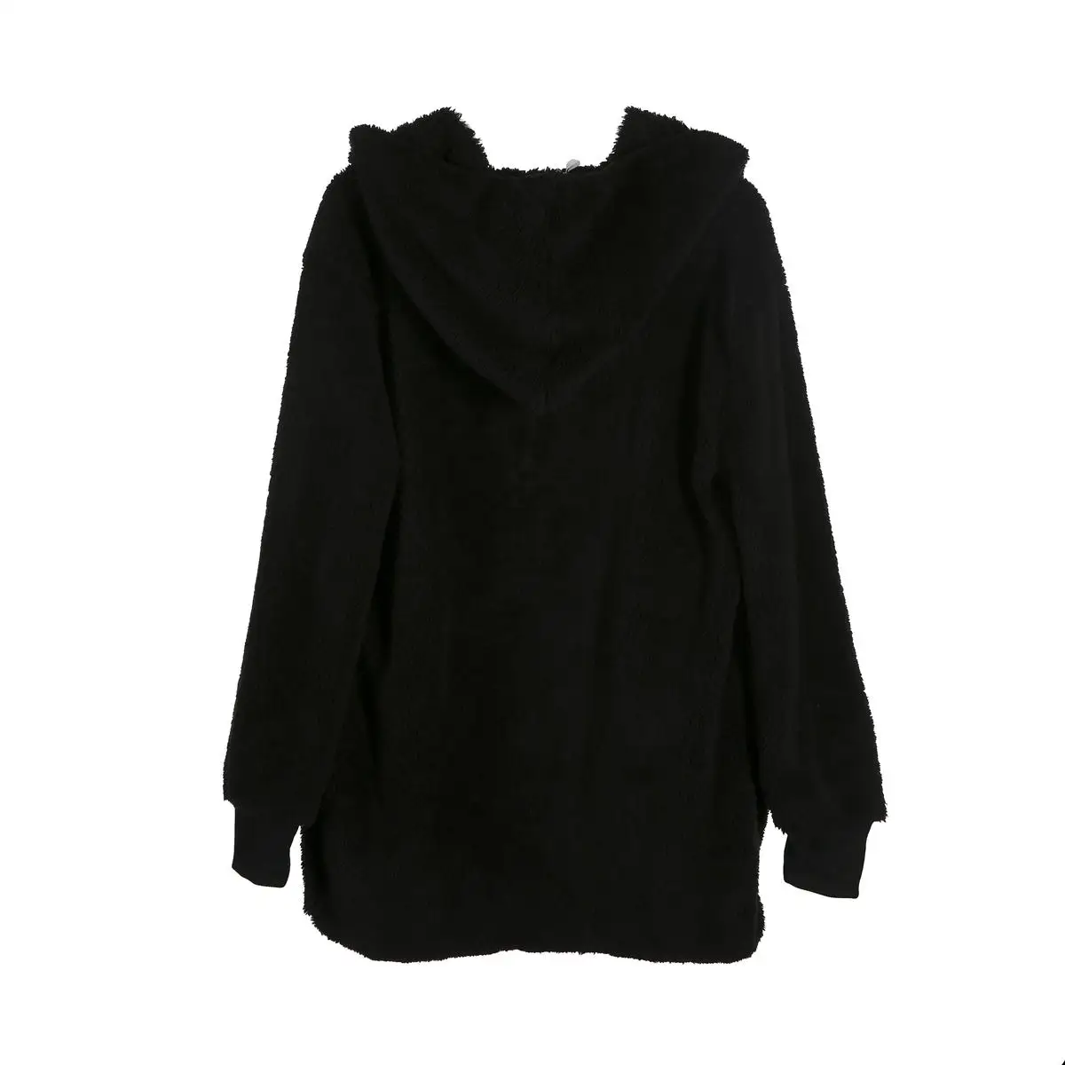 

Lanxirui Women 'S Long Sleeve Oversized Loose Coats Faux Fur Casual Solid Color Hooded Pocket Outwear Women Coat