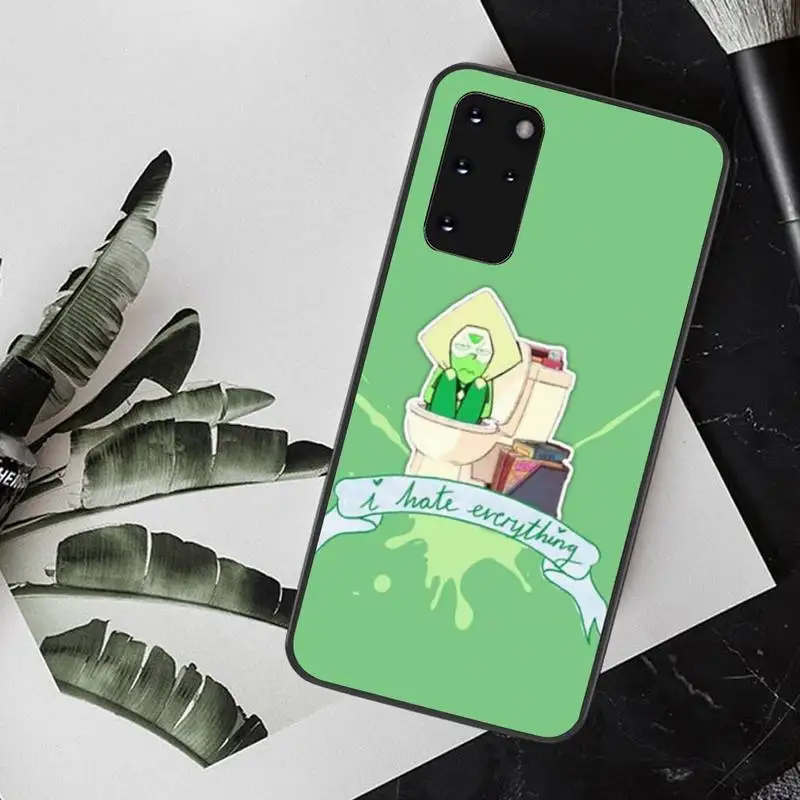 Мягкий силиконовый чехол для телефона PENGHUWAN STEVEN UNIVERSE PERIDOT из ТПУ Samsung S20 plus Ultra S6 S7