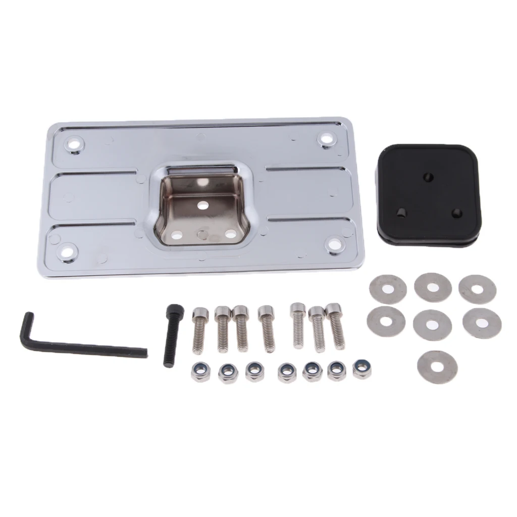 

Laydown Tilt License Plate Frame Mount For Harley Sportster Dyna Softail