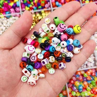 67mm mixed letter acrylic beads numbersheartface square cube flat round loose spacers beads for jewelry making diy bracelet