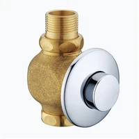 round toilet flush valve manual wc squat pan brass valve self closing flush time extended press type delay urinal components